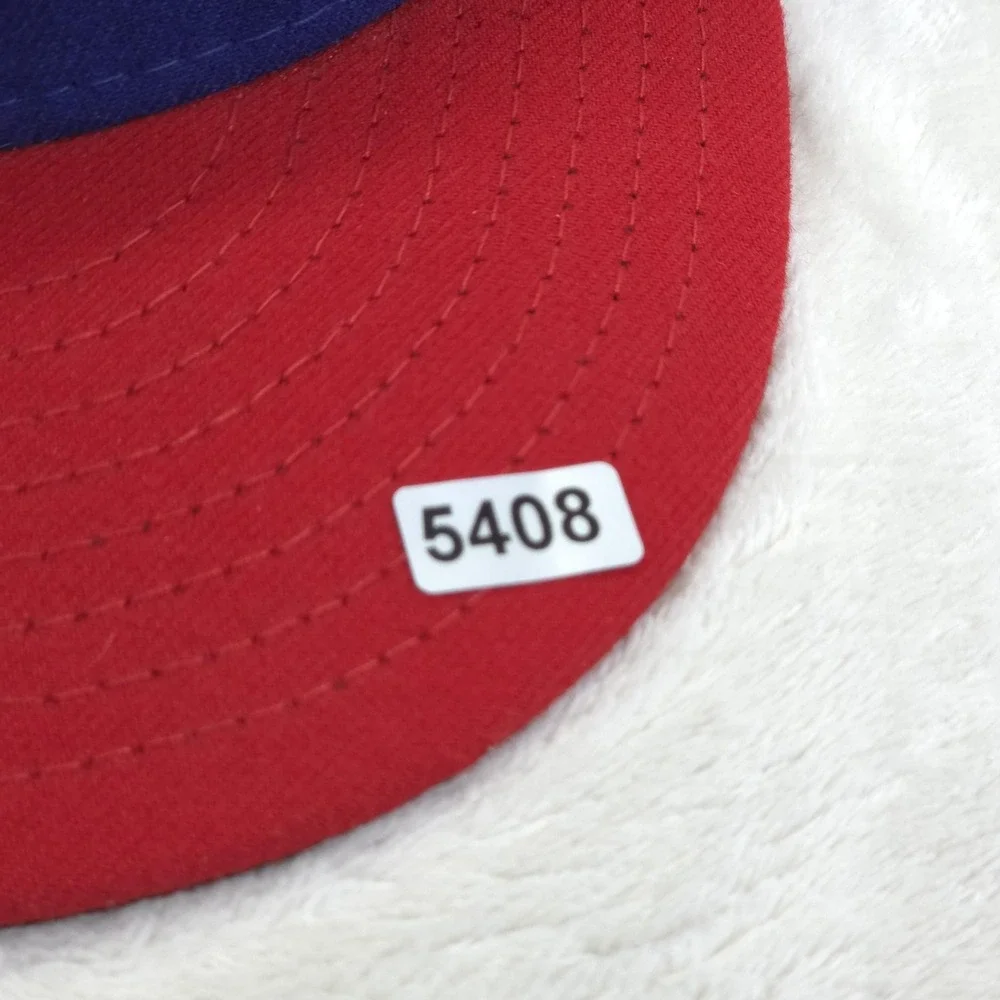 Philadelphia Phillies Hat Players Cap Mens 7‎ 5/8 Blue MLB Baseball Made in USA